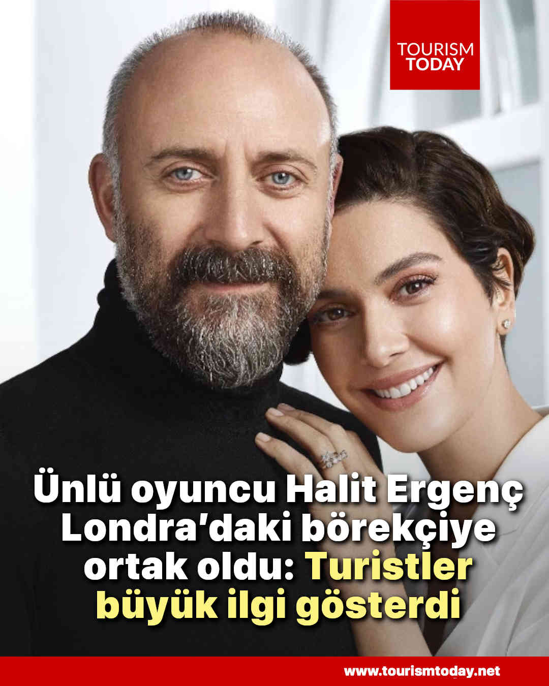 Ünlü oyuncu Halit Ergenç Londra’daki börekçiye ortak oldu: Turistler büyük ilgi gösterdi 