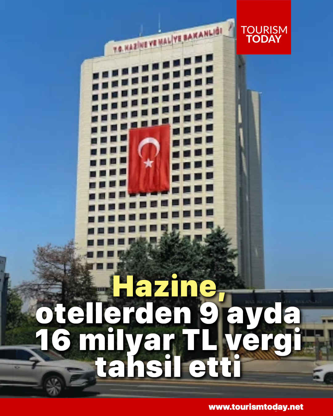 Hazine, otellerden 9 ayda 16 milyar TL vergi tahsil etti