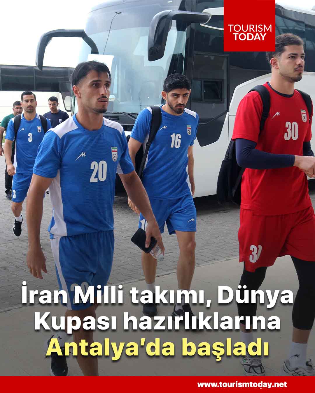 İran Milli takımı, Dünya Kupası hazırlıklarına Antalya’da başladı