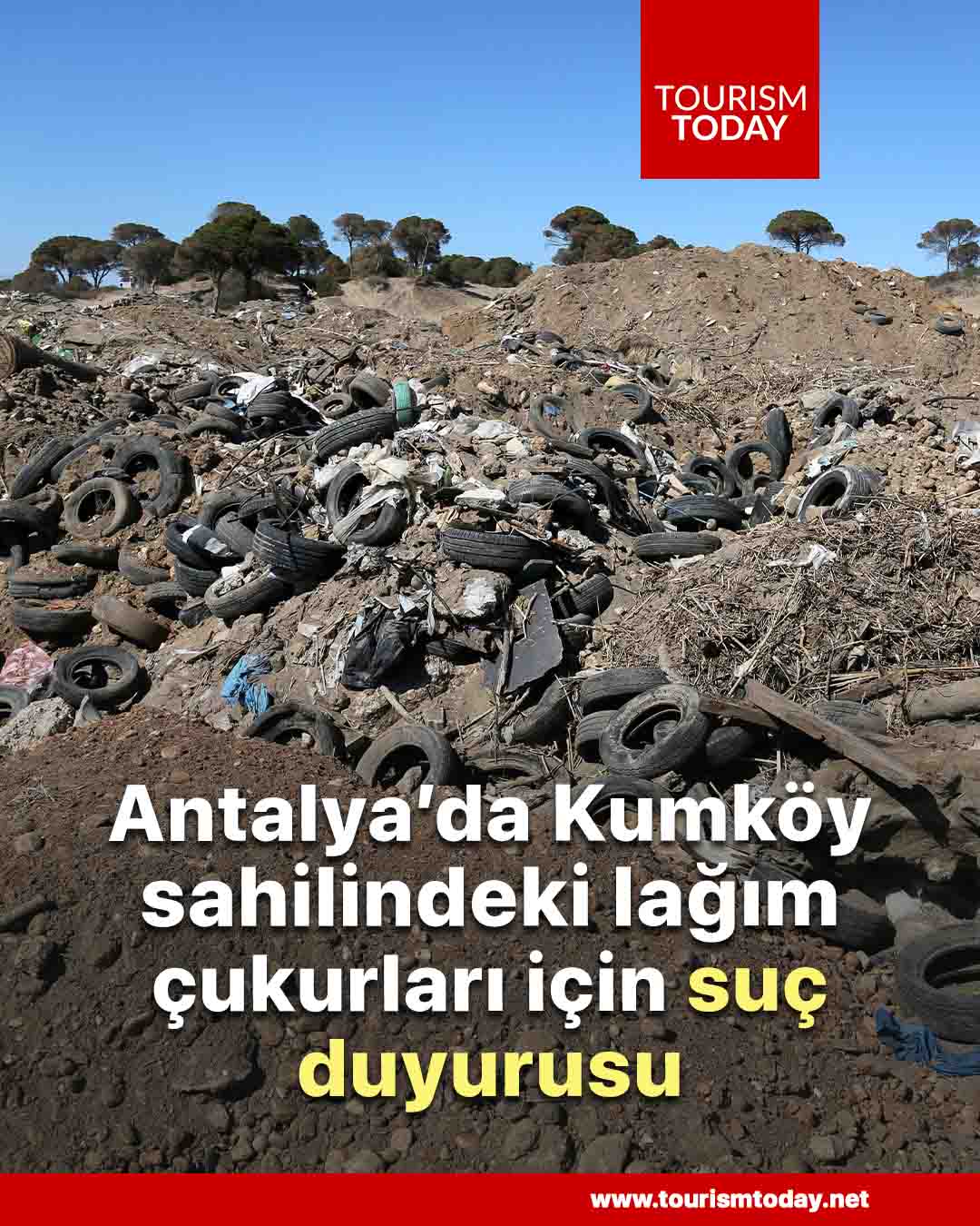 Antalya’da Kumköy sahilindeki lağım çukurları için suç duyurusu