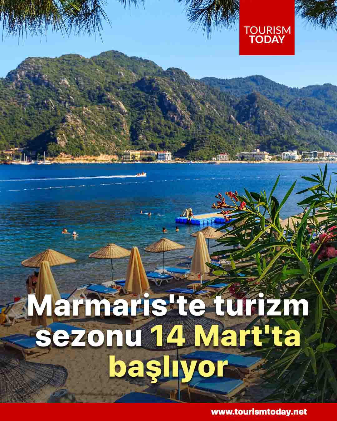 Marmaris'te turizm sezonu 14 Mart'ta başlıyor