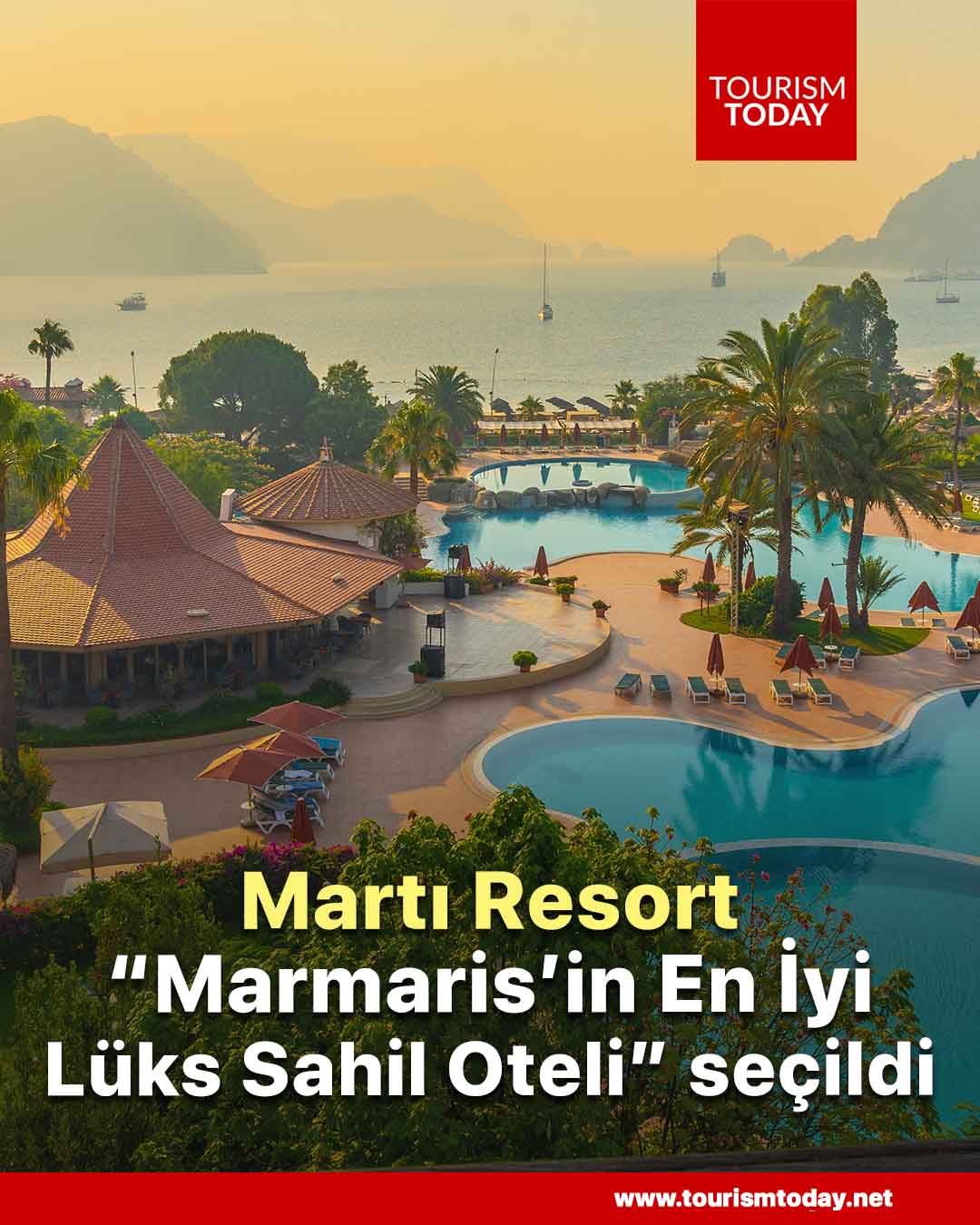Martı Resort, “Marmaris’in En İyi Lüks Sahil Oteli” seçildi