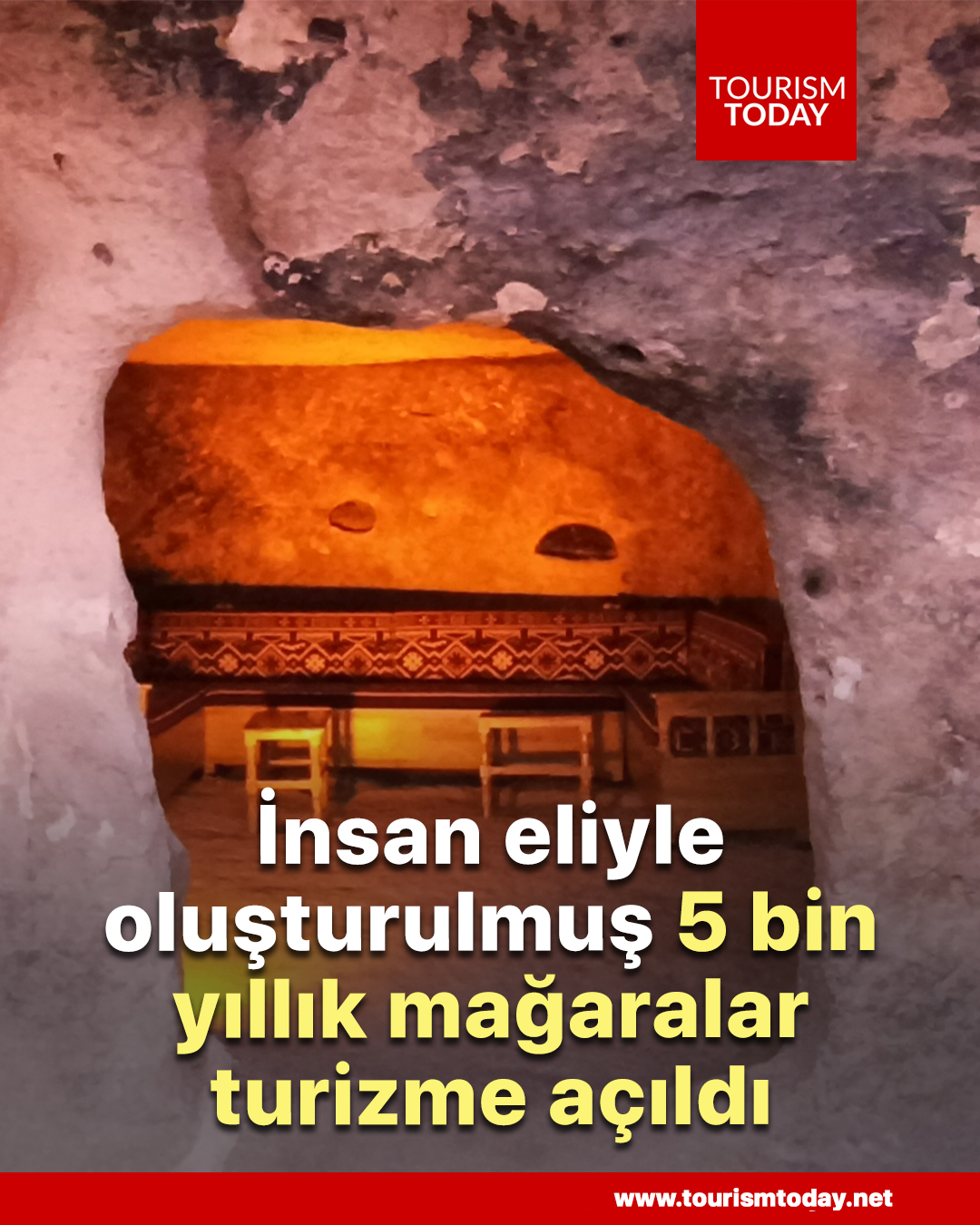 İnsan eliyle oluşturulmuş 5 bin yıllık mağaralar turizme açıldı