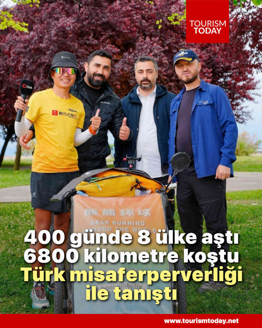 400 günde 8 ülke aştı, 6 bin 800 kilometre koştu, Türk misaferperverliği ile tanıştı
