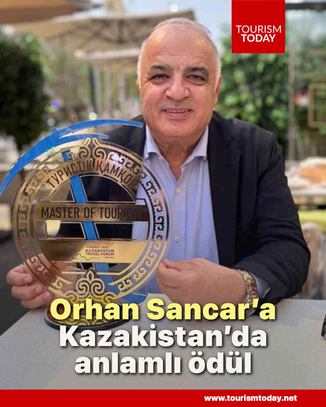 Orhan Sancar’a Kazakistan’da anlamlı ödül