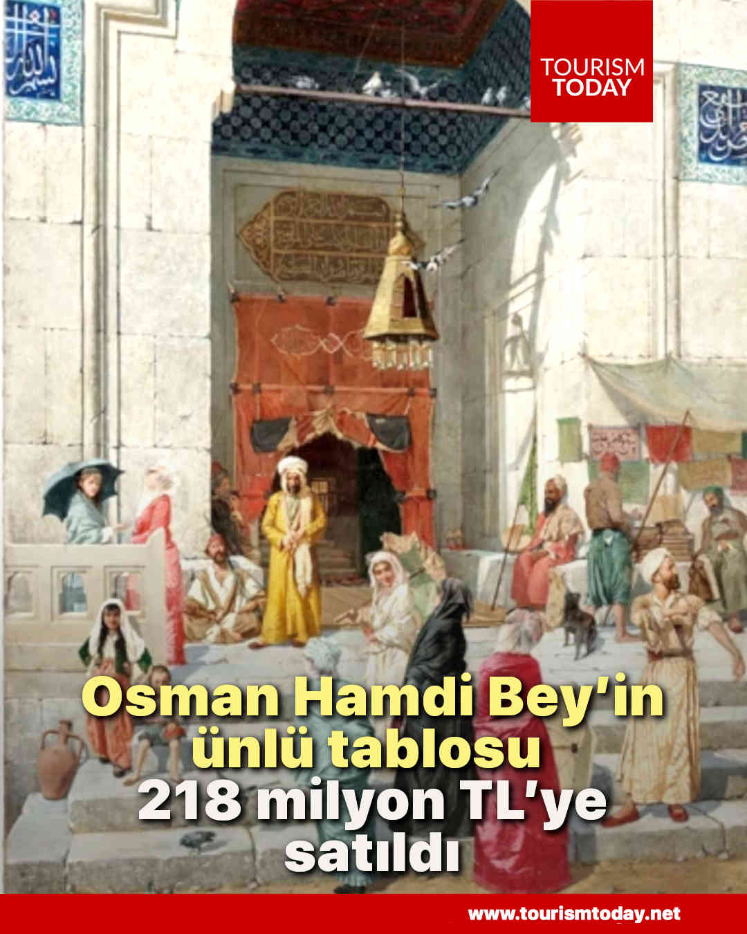 Osman Hamdi Bey’in ünlü tablosu Londra'da 218 milyon TL’ye satıldı