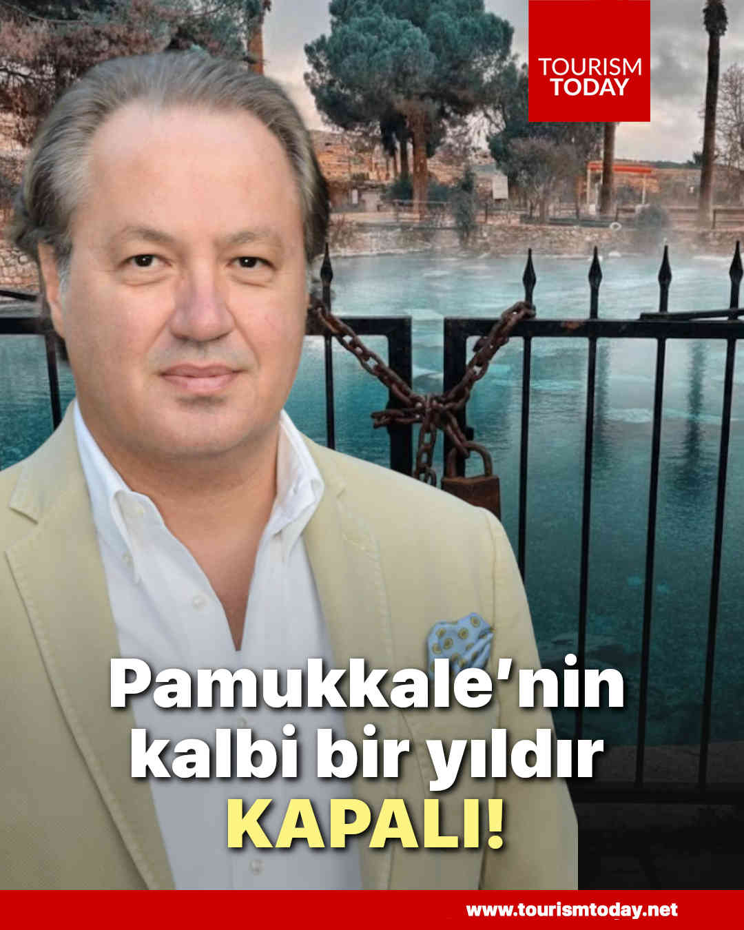 Pamukkale’nin kalbi bir yıldır kapalı!