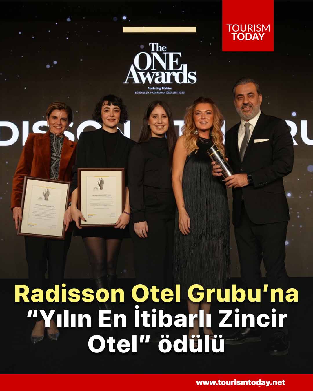 Radisson Otel Grubu’na “Yılın En İtibarlı Zincir Otel” ödülü