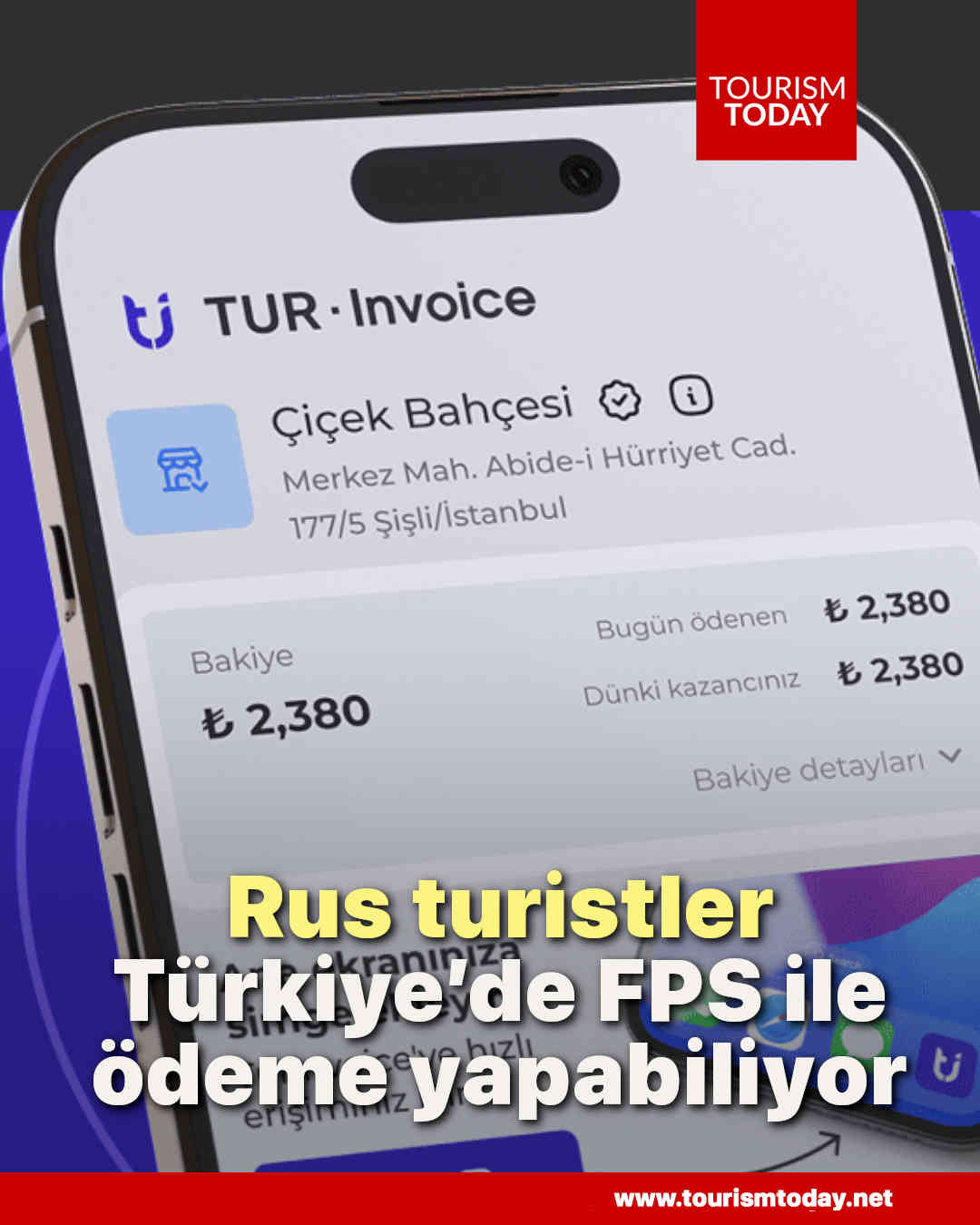 Rus turistler, Türkiye’de FPS ile ödeme yapabiliyor