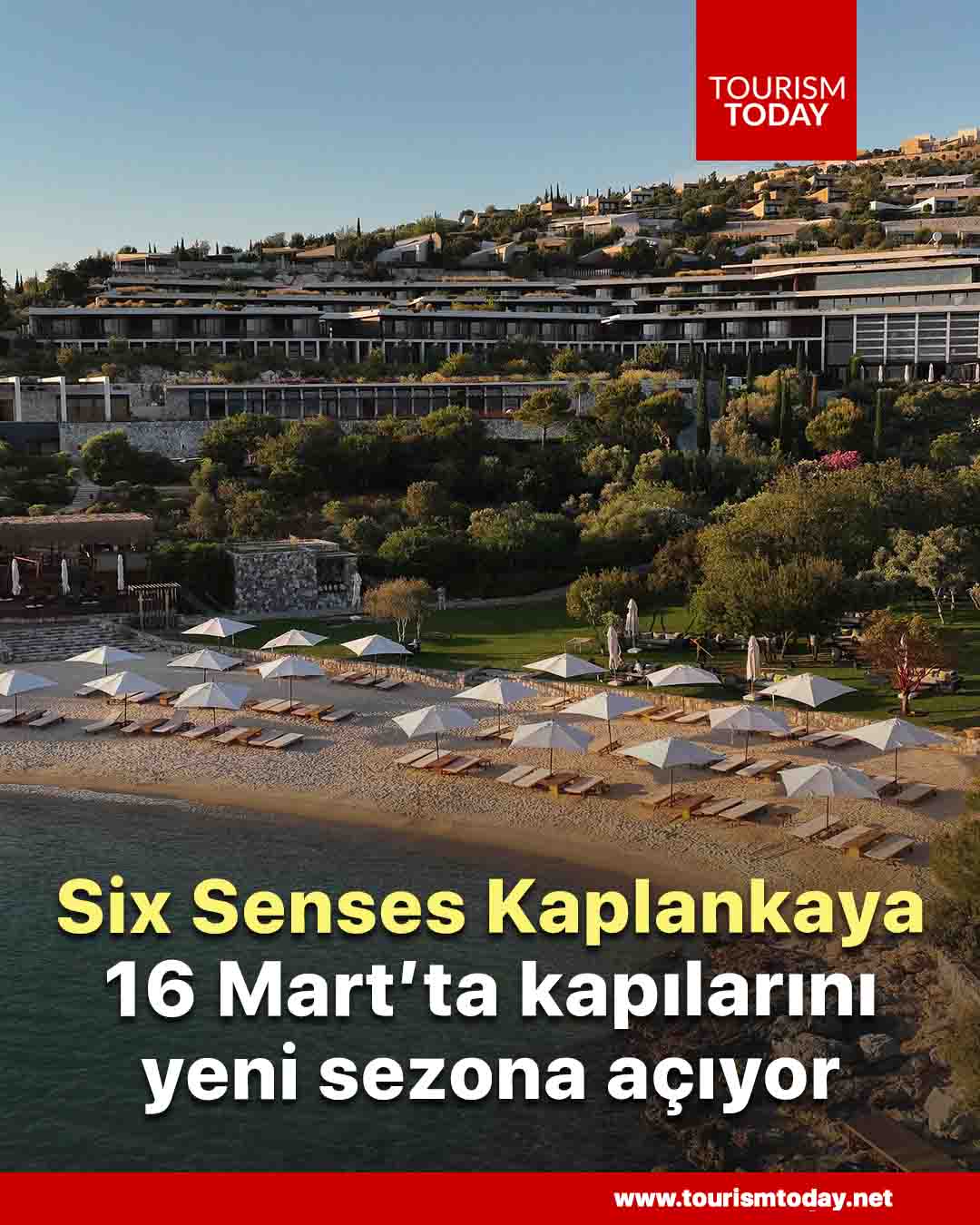 Six Senses Kaplankaya, 16 Mart’ta kapılarını yeni sezona açıyor