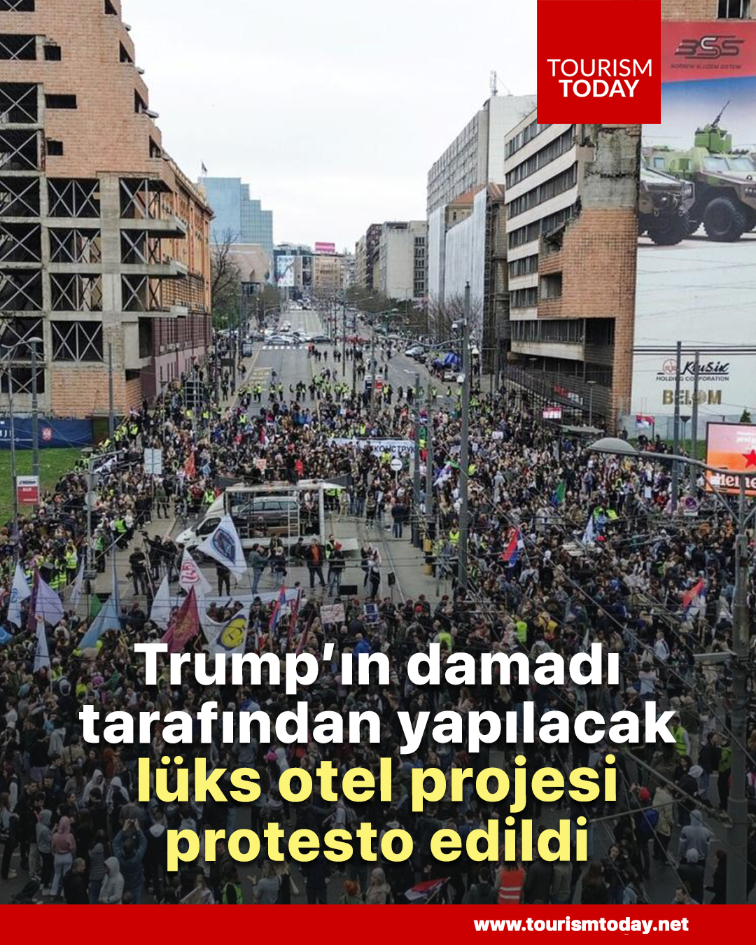 Trump’ın damadı tarafından yapılacak lüks otel projesi protesto edildi