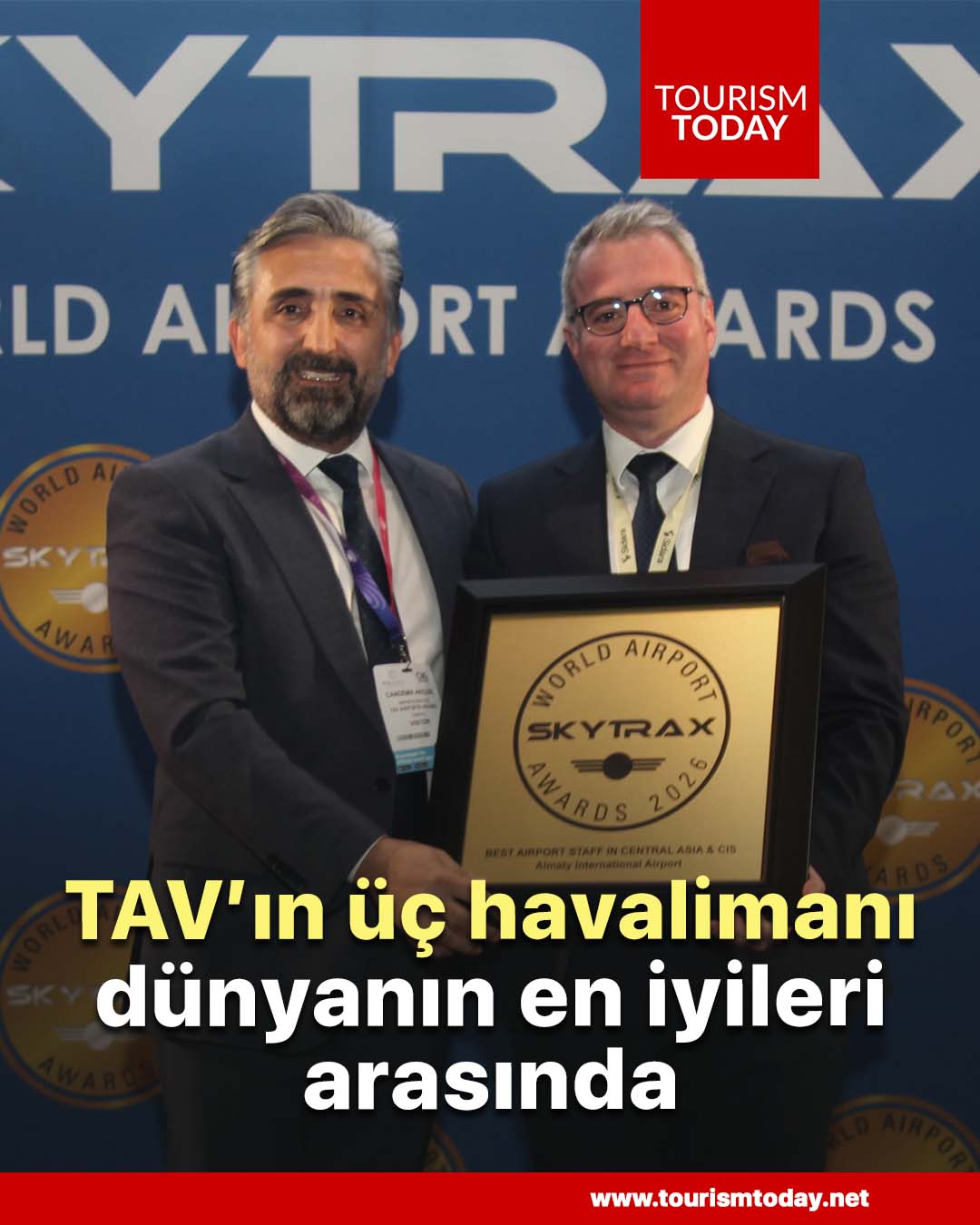 TAV’ın üç havalimanı dünyanın en iyileri arasında