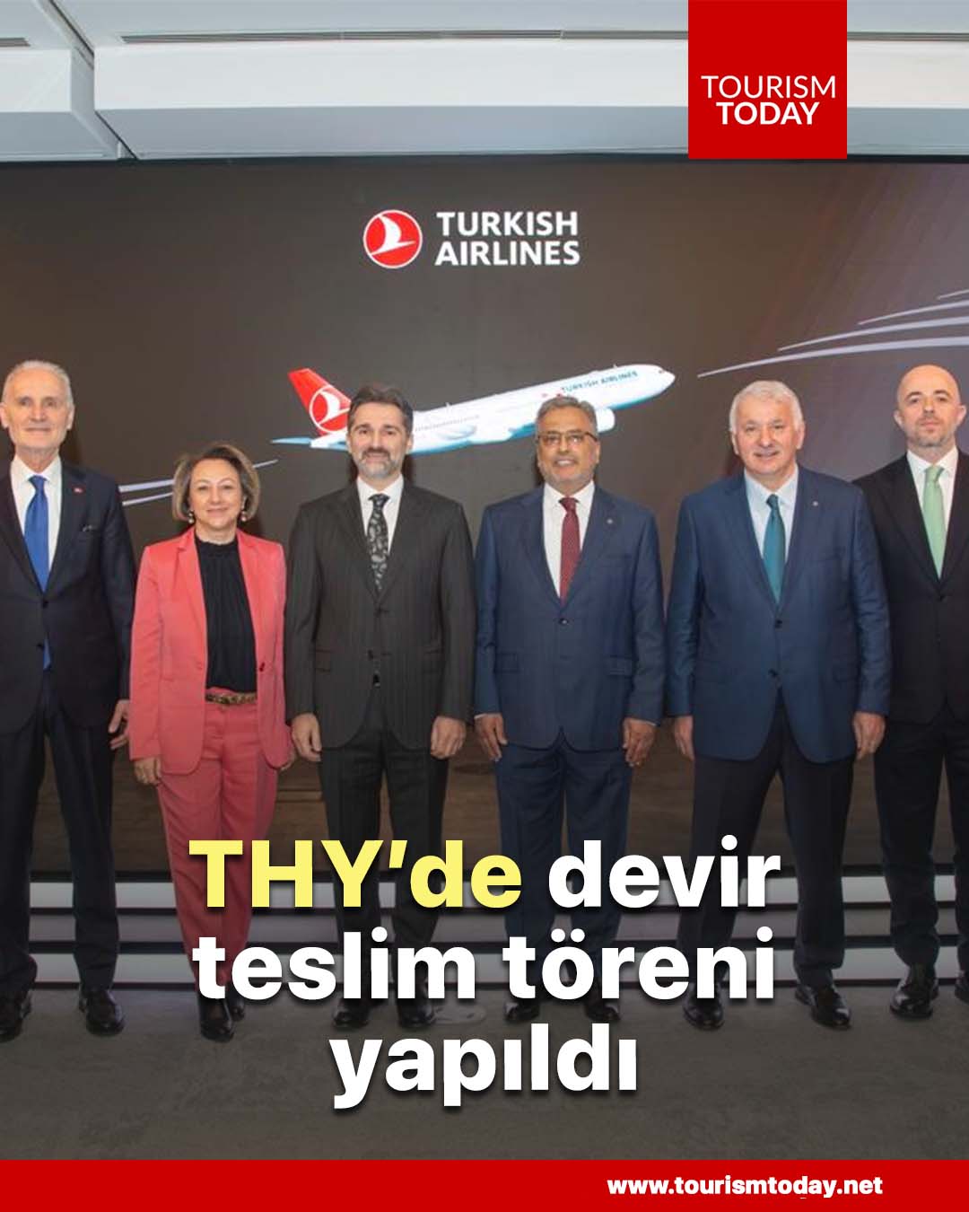 THY’de devir teslim töreni yapıldı