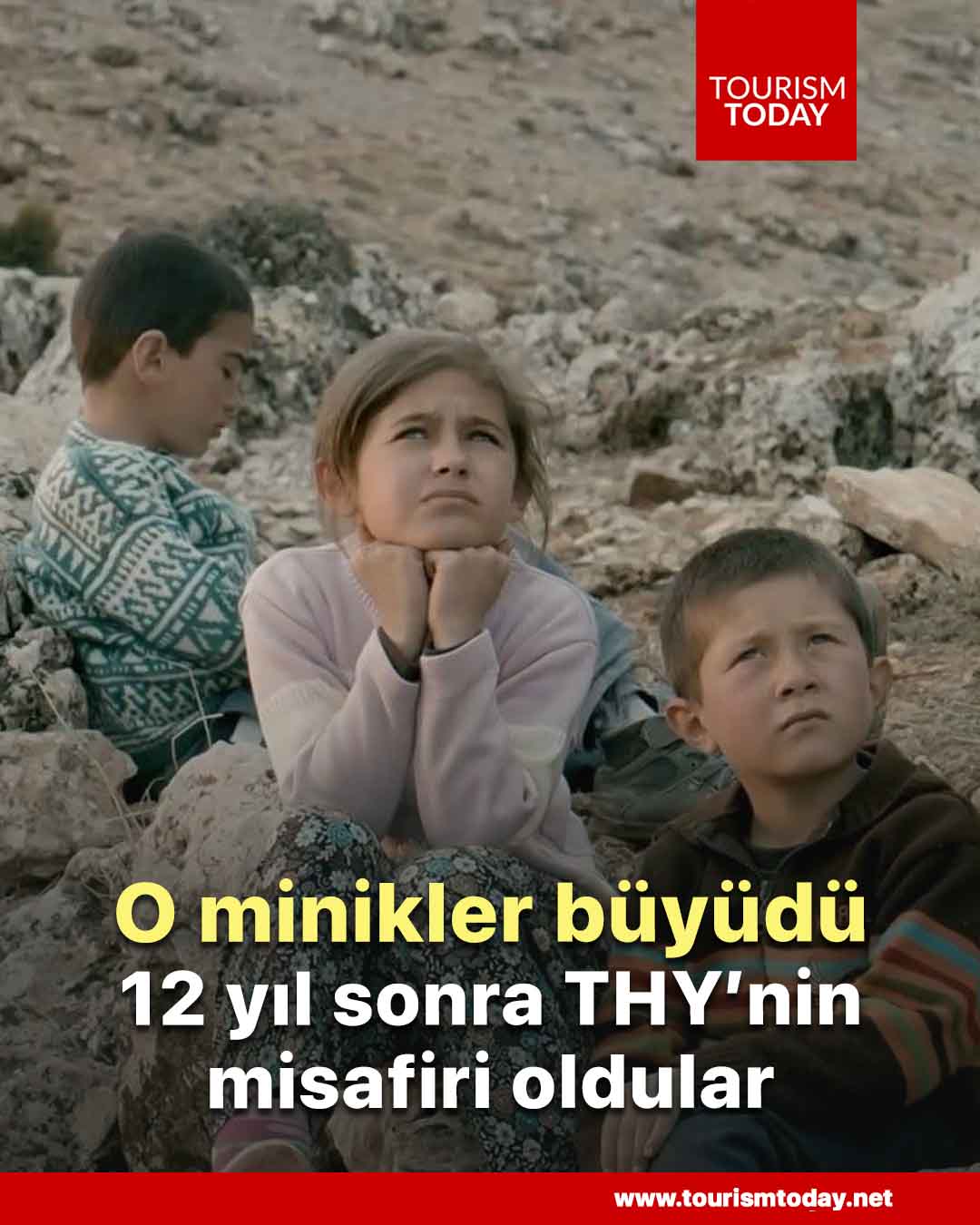 O minikler büyüdü; 12 yıl sonra THY’nin misafiri oldular