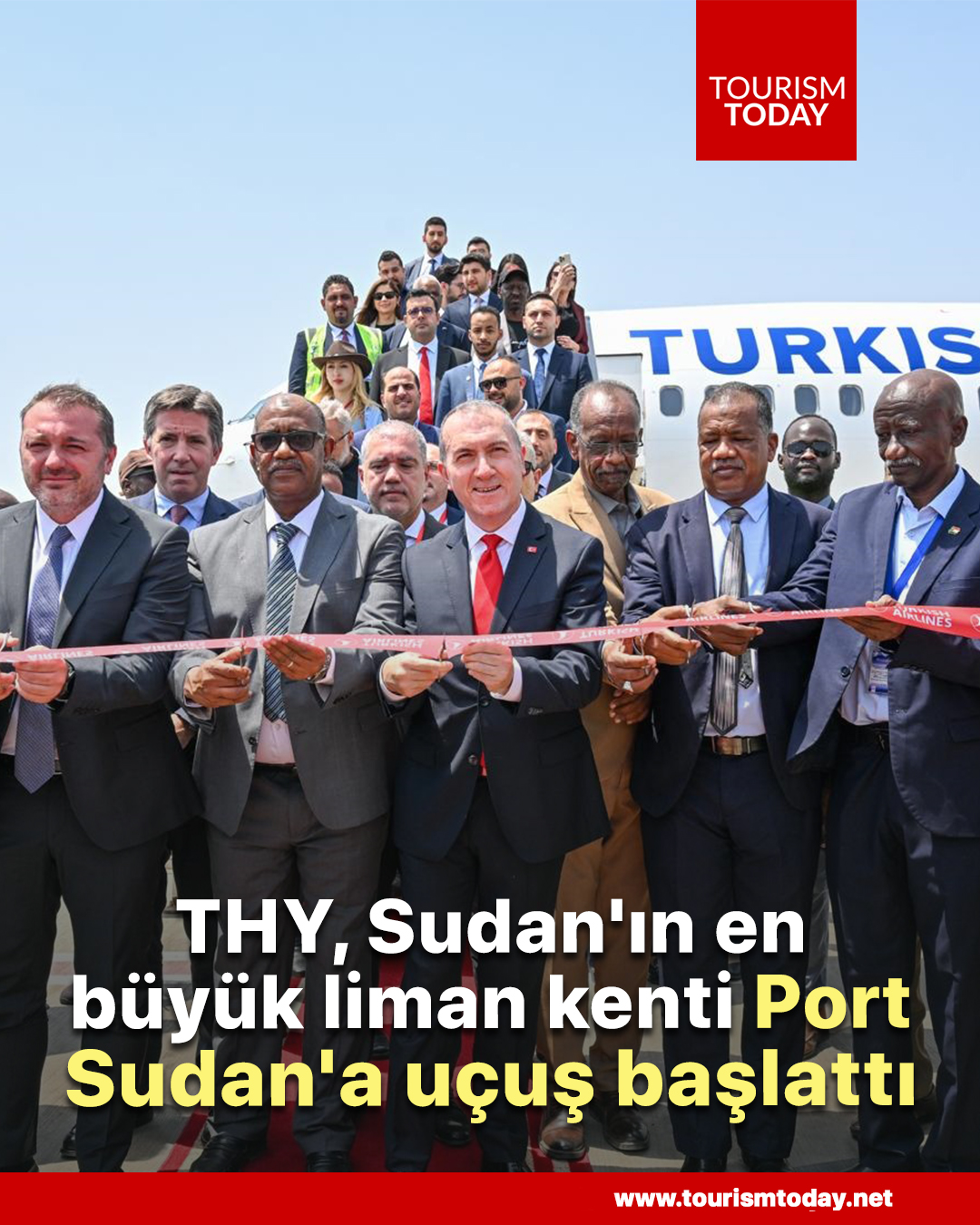 THY, Sudan'ın en büyük liman kenti Port Sudan'a uçuş başlattı