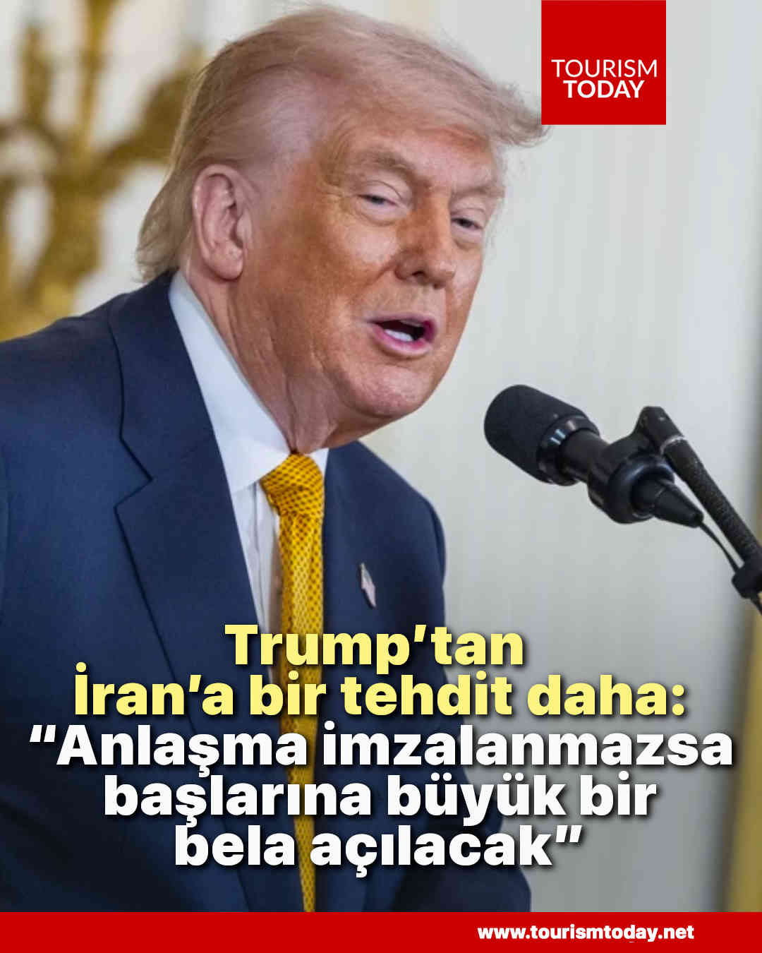 Trump’tan İran’a bir tehdit daha: “Anlaşma imzalanmazsa başlarına büyük bir bela açılacak”