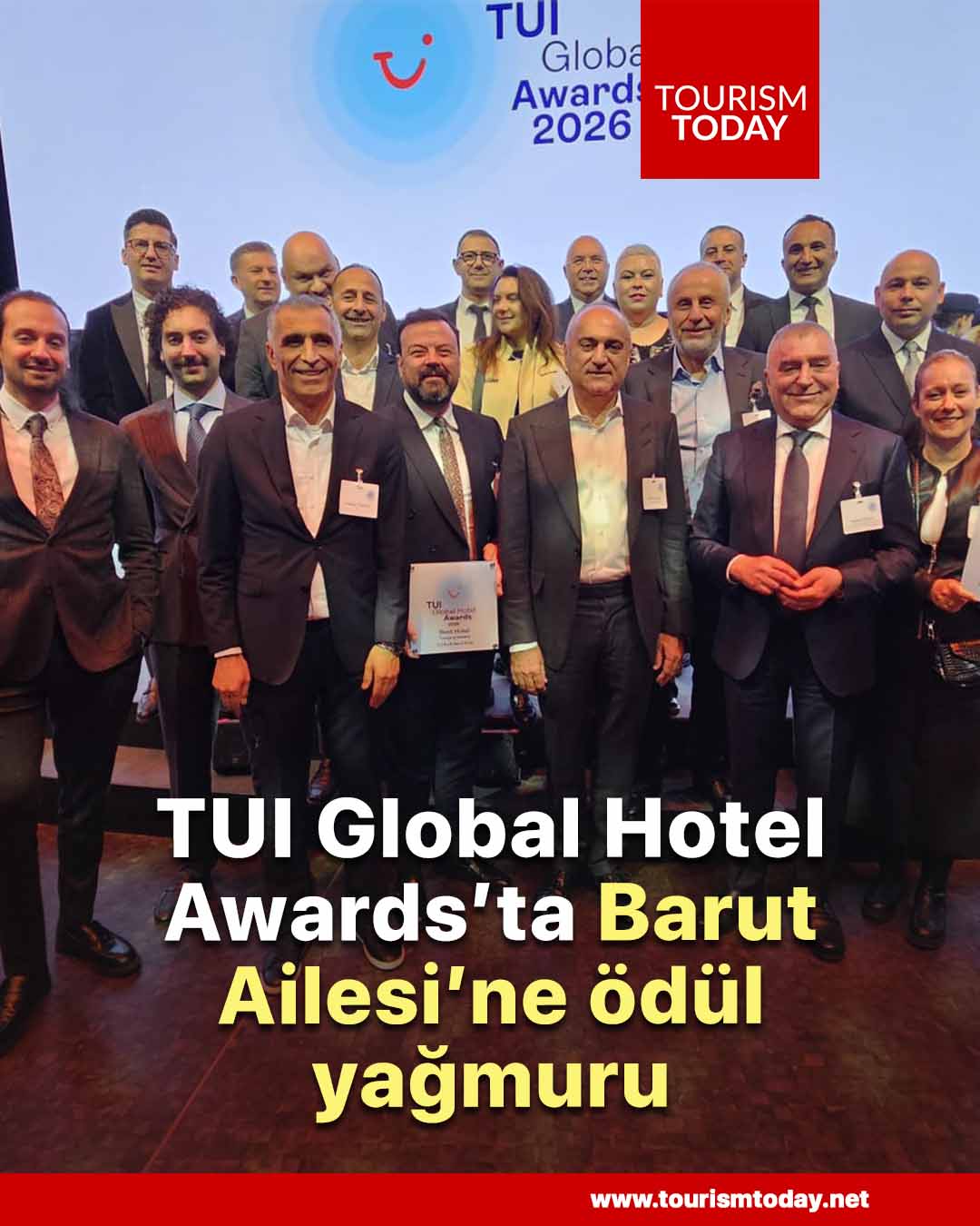 TUI Global Hotel Awards’ta Barut Ailesi’ne ödül yağmuru