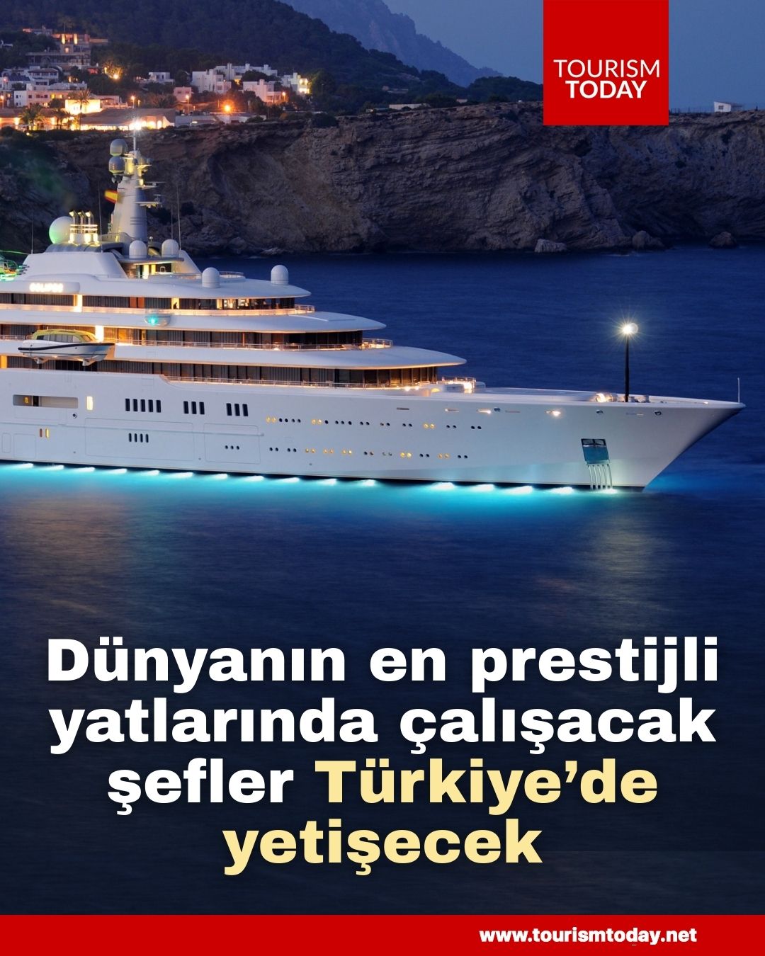 Dünyanın en prestijli yatlarında çalışacak şefler Türkiye’de yetişecek