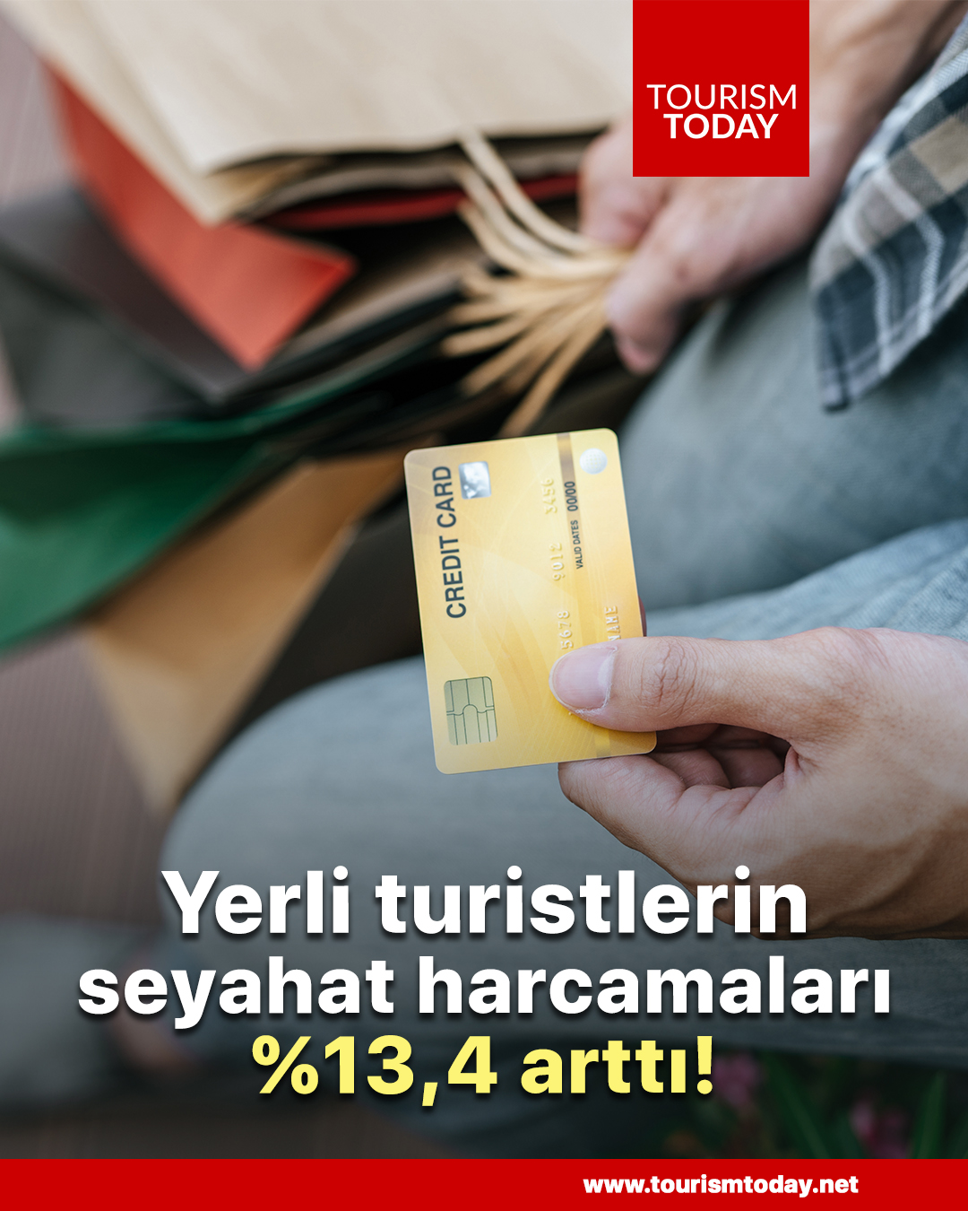 Yerli turistlerin seyahat harcamaları %13,4 arttı!