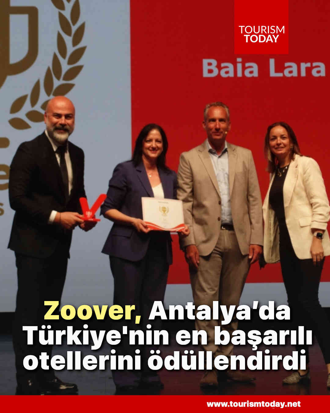 Zoover, Antalya’da Türkiye'nin en başarılı otellerini ödüllendirdi 
